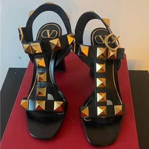 Black and gold Valentino